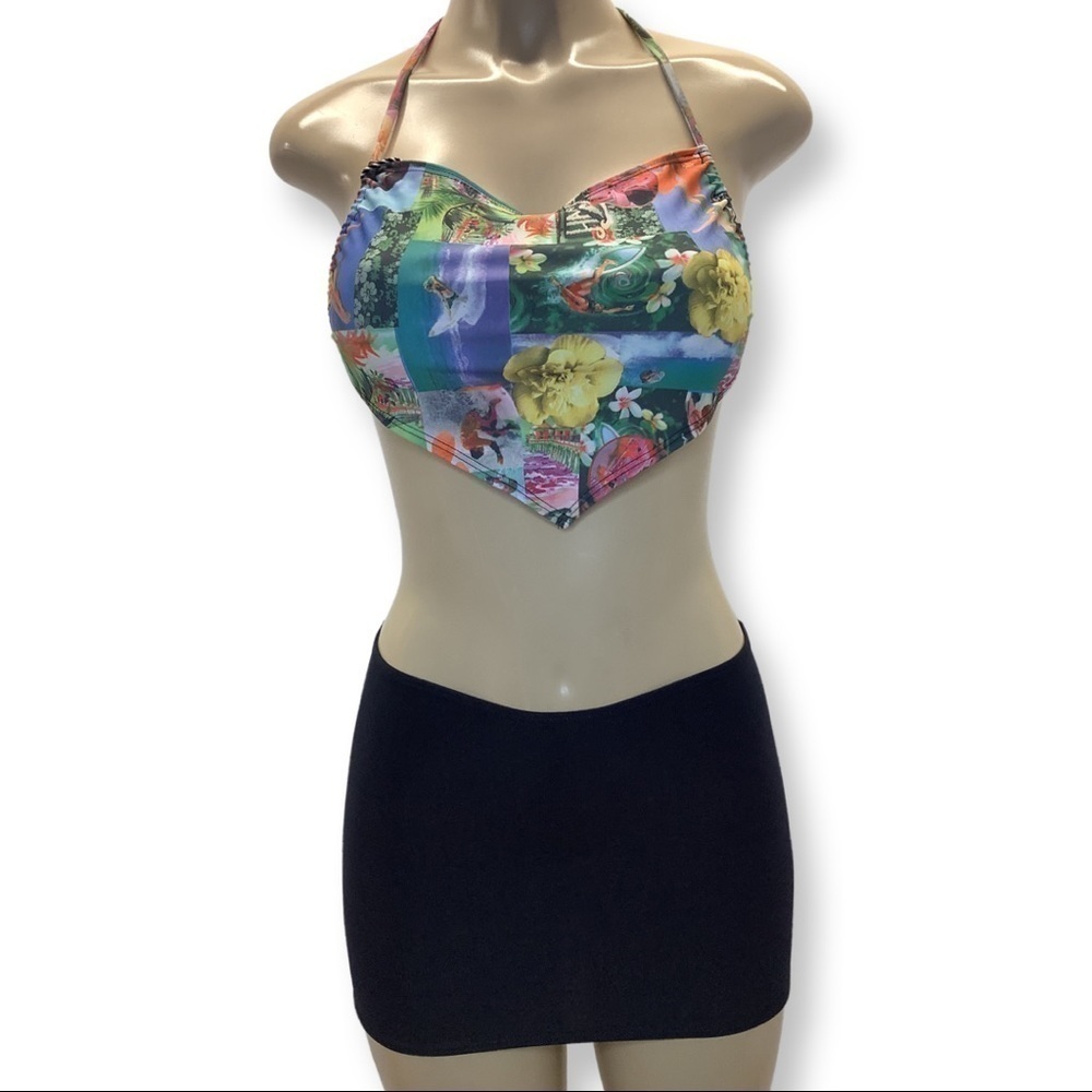 Indecent Proposal Made by Zuliana Mail Tropical Bandana Skirt Set